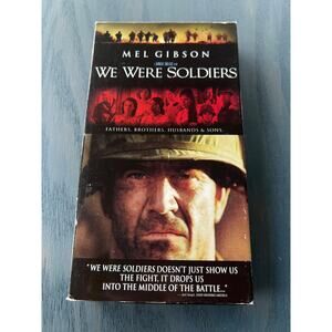 We Were Soldiers Mel Gibson Action War Movie Vintage 2002 VHS Tape Pre-Loved